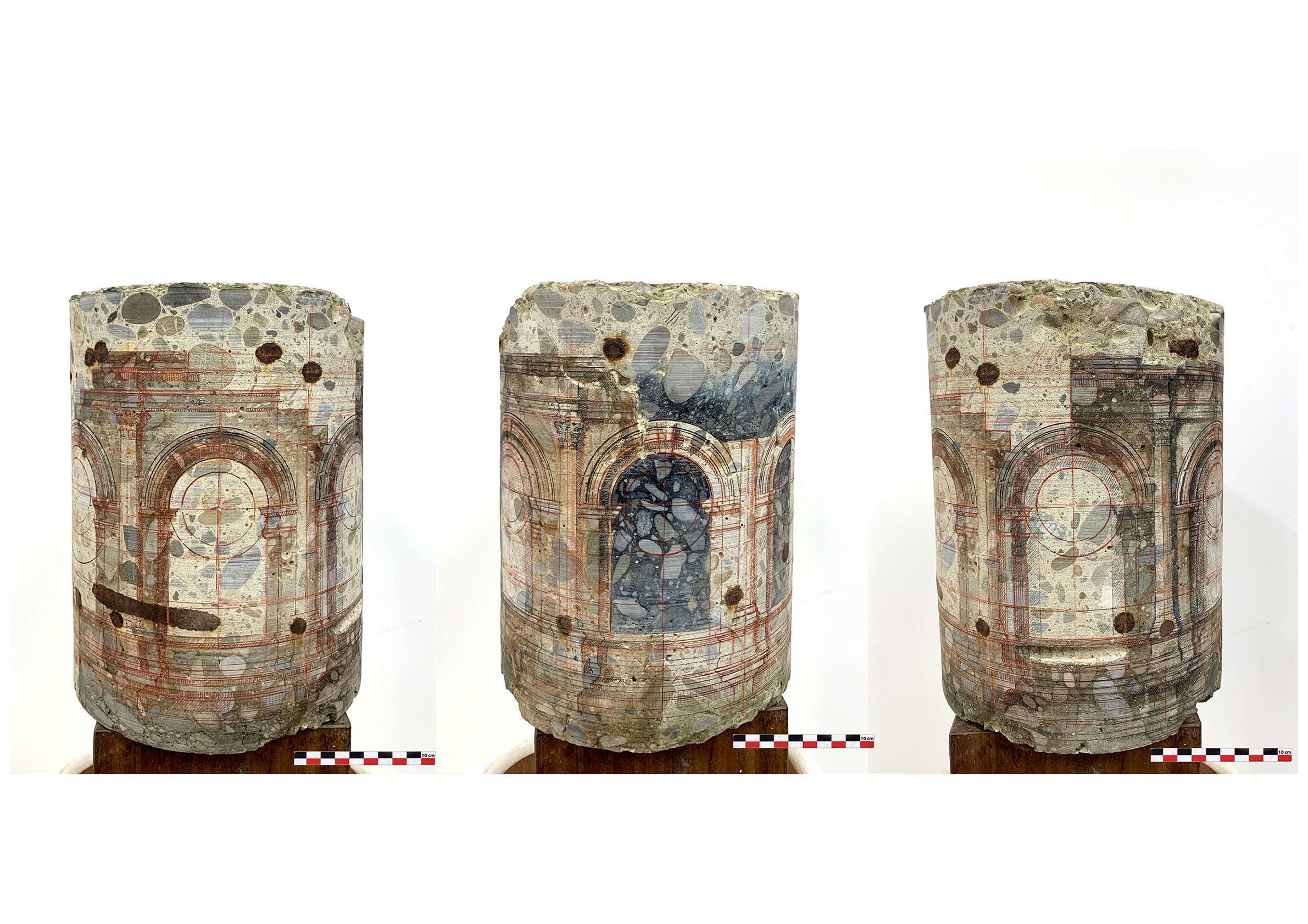 Six travées des arènes d'Arles