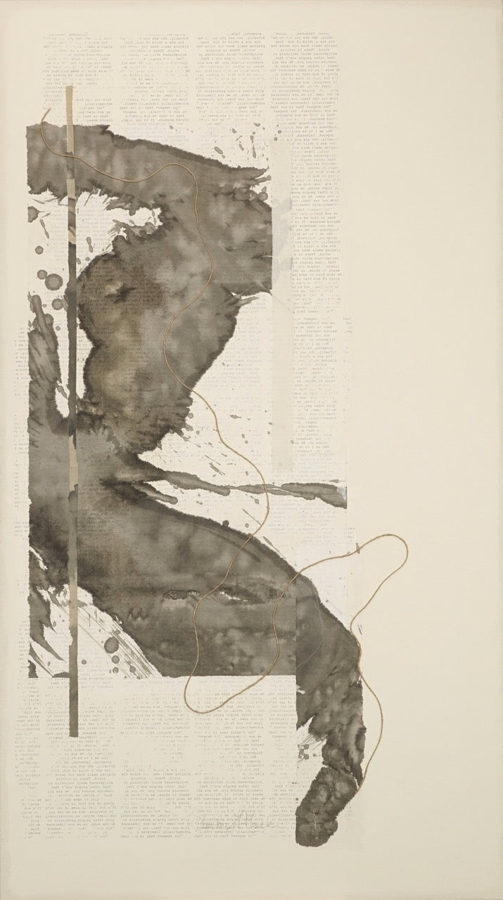 Retrouvez les oeuvres de Sandra van der Meulen chez Acid Gallery, Galerie d’art contemporaine, vieux-lille | Mixed media, ink on ricepaper, on canvas 90cm x 160cm; 2021