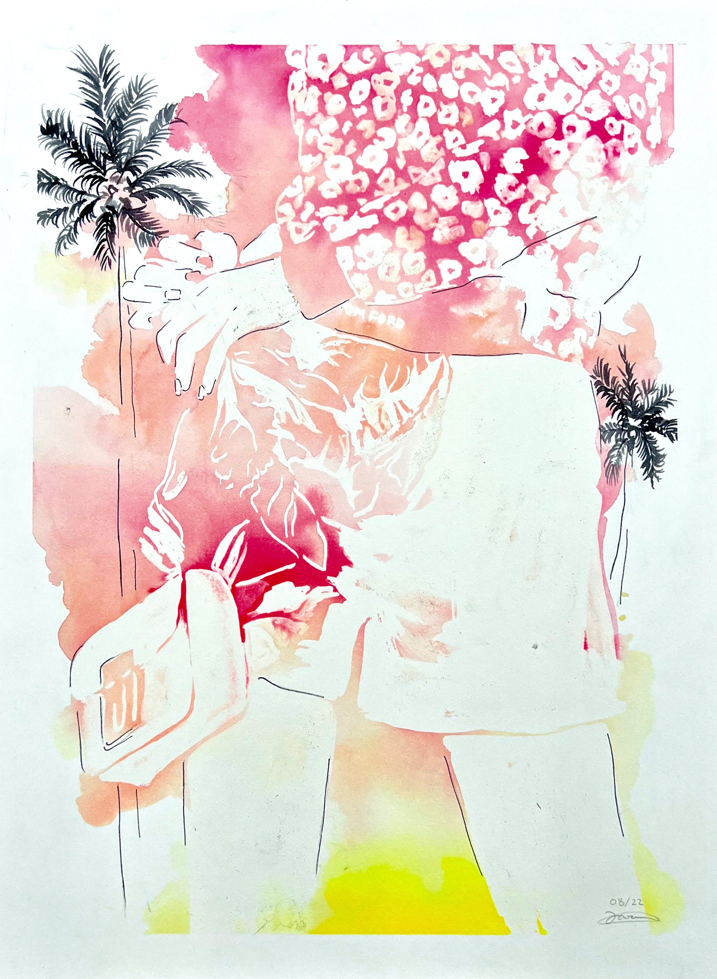 Retrouvez toutes les oeuvres de l'illustratrice Vicki Louise Ward chez Acid Gallery, galerie d'art contemporain dans le Vieux-Lille | Los Angeles collection Aquarelle 30X40 cm