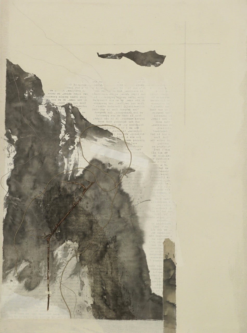 Retrouvez les oeuvres de Sandra van der Meulen chez Acid Gallery, Galerie d’art contemporaine, vieux-lille | Mixed media, ink on ricepaper, on canvas 65cm x 84cm; 2022