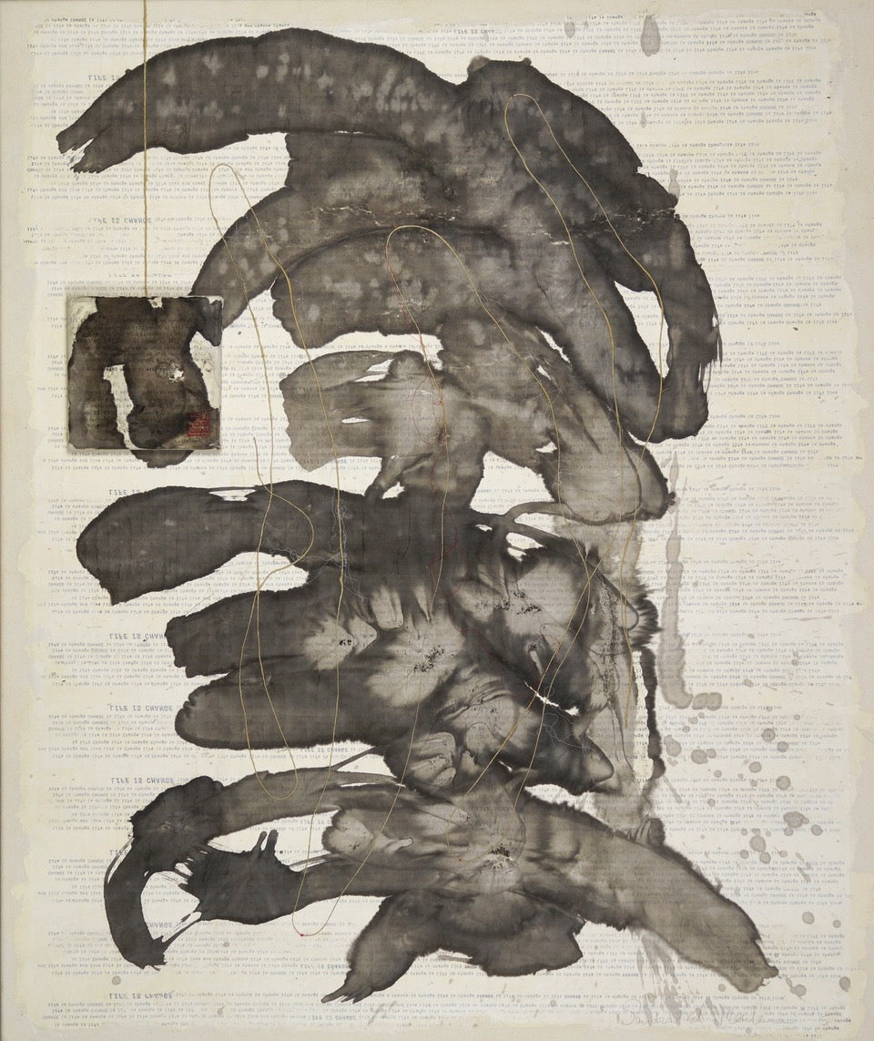 Retrouvez les oeuvres de Sandra van der Meulen chez Acid Gallery, Galerie d’art contemporaine, vieux-lille | Mixed media, ink on ricepaper, on canvas 105cm x 125cm 2015