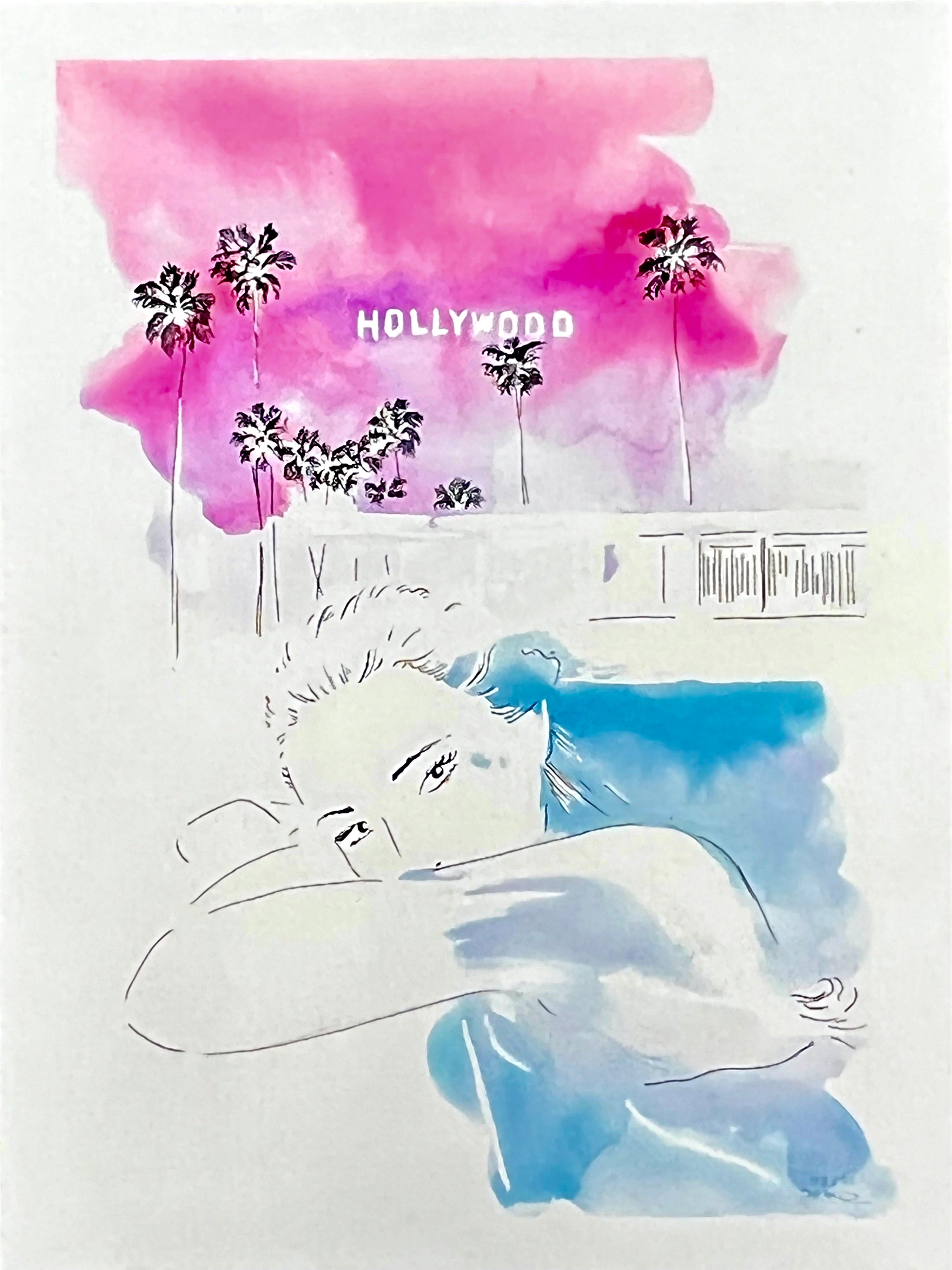 Retrouvez toutes les oeuvres de l'illustratrice Vicki Louise Ward chez Acid Gallery, galerie d'art contemporain dans le Vieux-Lille | Los Angeles collection Aquarelle 30X40 cm