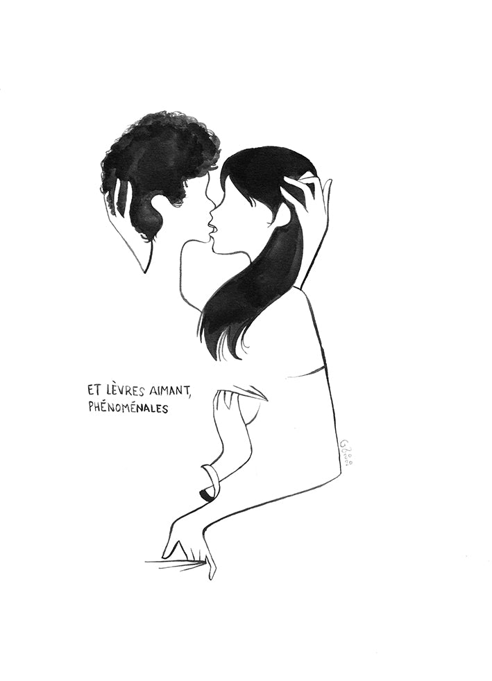 Retrouvez chez Acid Gallery les oeuvres de Petites Luxures, galerie d'art contemporain, Vieux Lille | Encre de Chine sur papier Indian ink on paper Dimensions dessin A4 21 x 29,7 cm Encadré 43 x 53 cm 2019