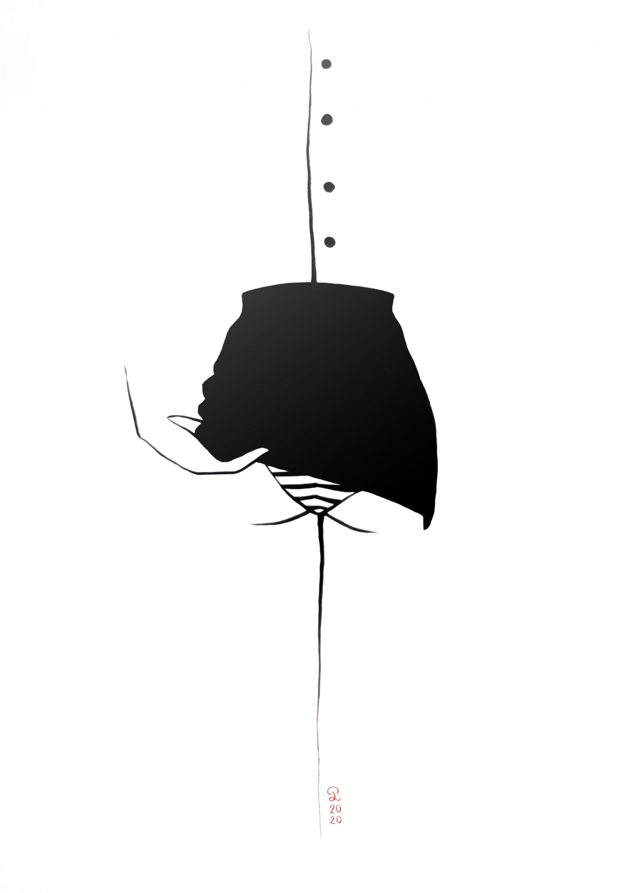 Retrouvez chez Acid Gallery les oeuvres de Petites Luxures, galerie d'art contemporain, Vieux Lille | Encre de Chine sur papier Indian ink on paper Dimensions 88 x 128 cm Unique 2019