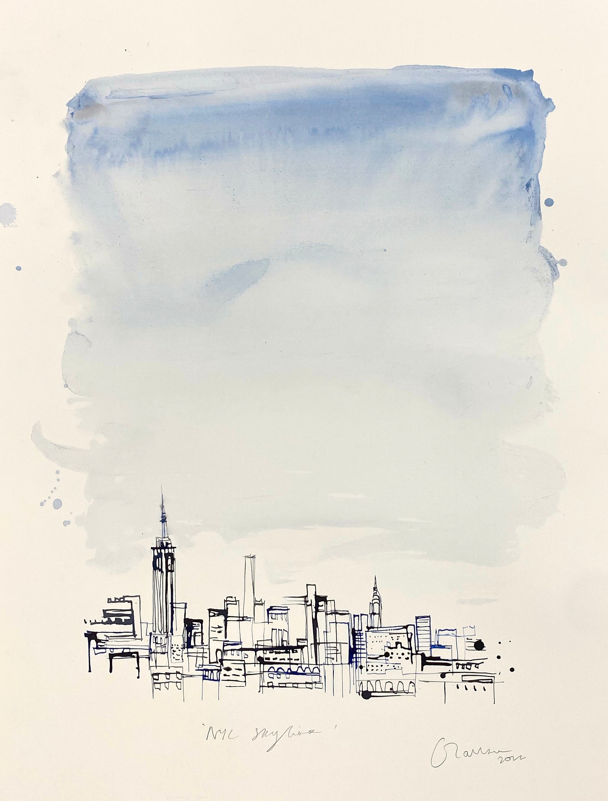 Retrouvez cette oeuvre de Caroline Tomlinson chez Acid Gallery. Encre et peinture Aquarelle Ink and Aquarelle Paint Dimensions 50 x 70 cm Unique 500 € encadré
