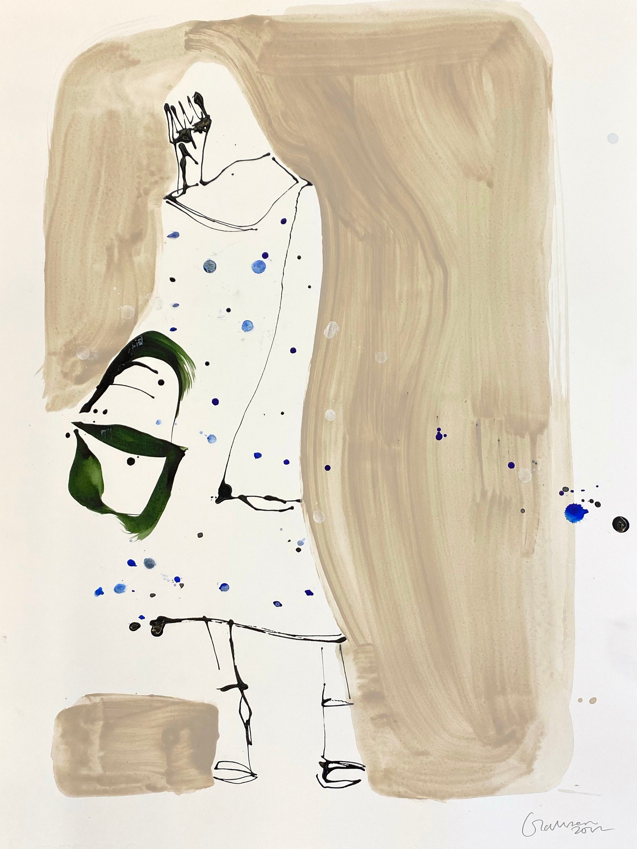 Retrouvez cette oeuvre de Caroline Tomlinson chez Acid Gallery. Encre et peinture Aquarelle Ink and Aquarelle Paint Dimensions 50 x 70 cm Unique 500 € encadré