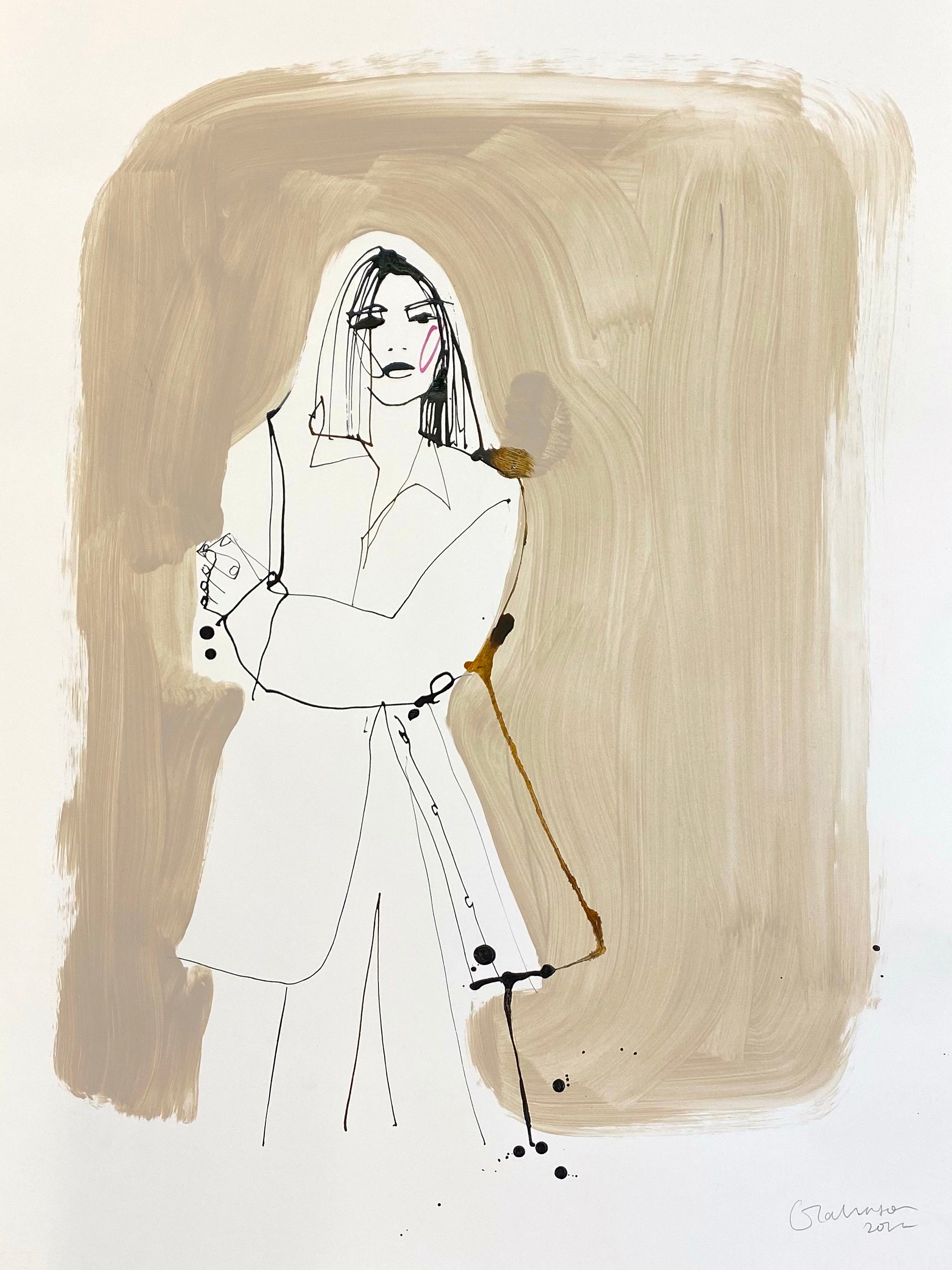 Retrouvez cette oeuvre de Caroline Tomlinson chez Acid Gallery. Encre et peinture Aquarelle Ink and Aquarelle Paint Dimensions 50 x 70 cm Unique 500 € encadré