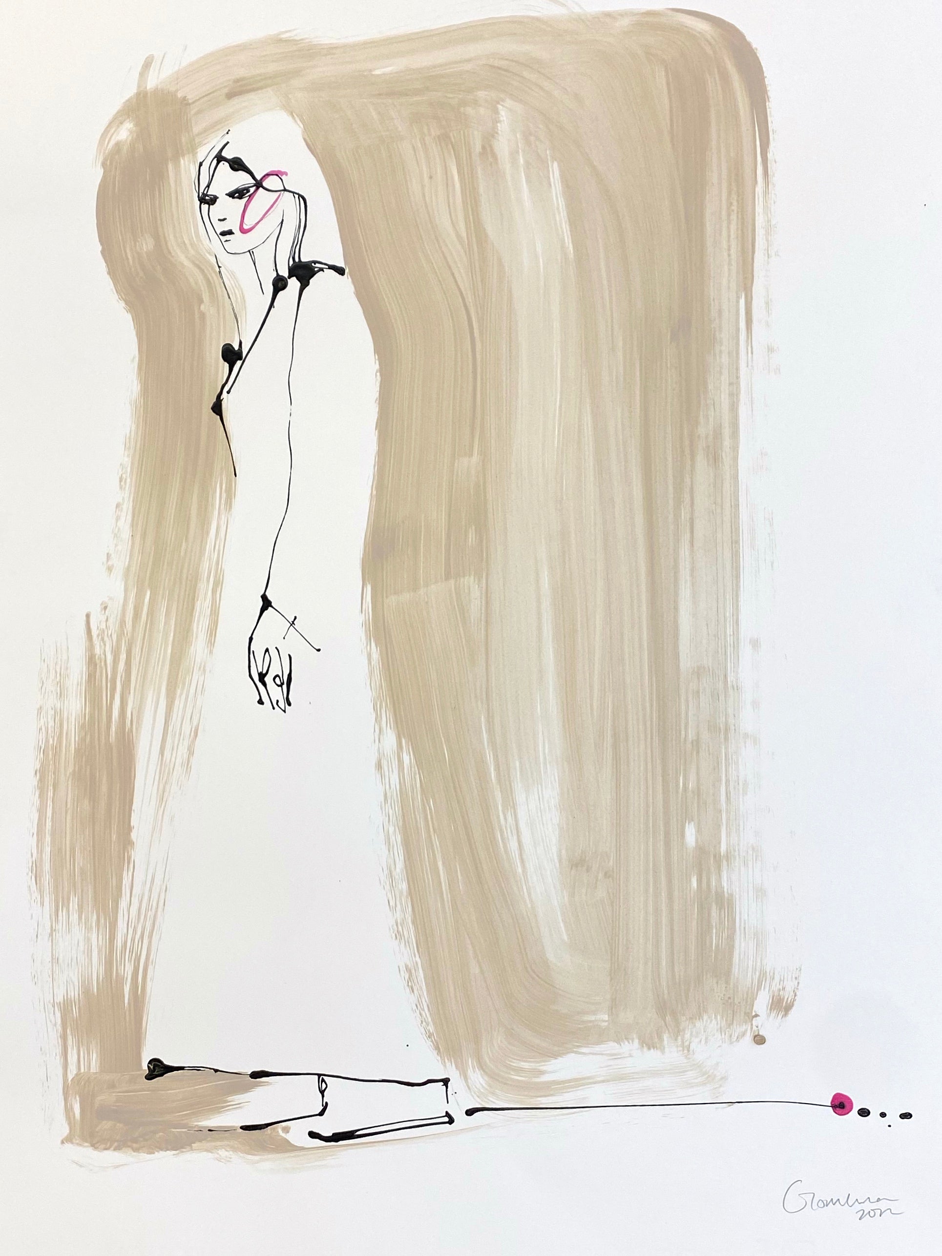 Retrouvez cette oeuvre de Caroline Tomlinson chez Acid Gallery. Encre et peinture Aquarelle Ink and Aquarelle Paint Dimensions 50 x 70 cm Unique 500 € encadré