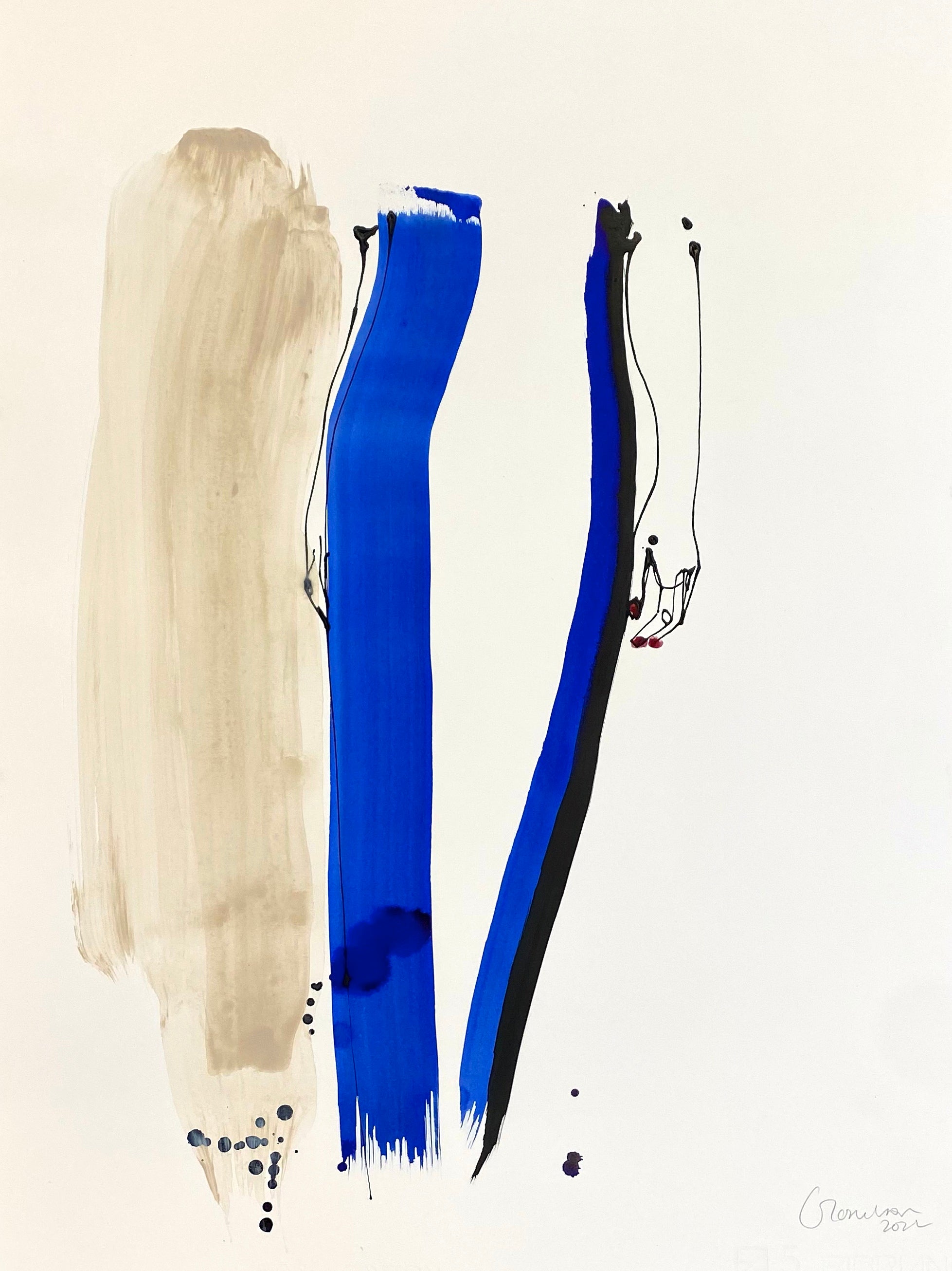 Retrouvez cette oeuvre de Caroline Tomlinson chez Acid Gallery. Encre et peinture Aquarelle Ink and Aquarelle Paint Dimensions 50 x 70 cm Unique 500 € encadré