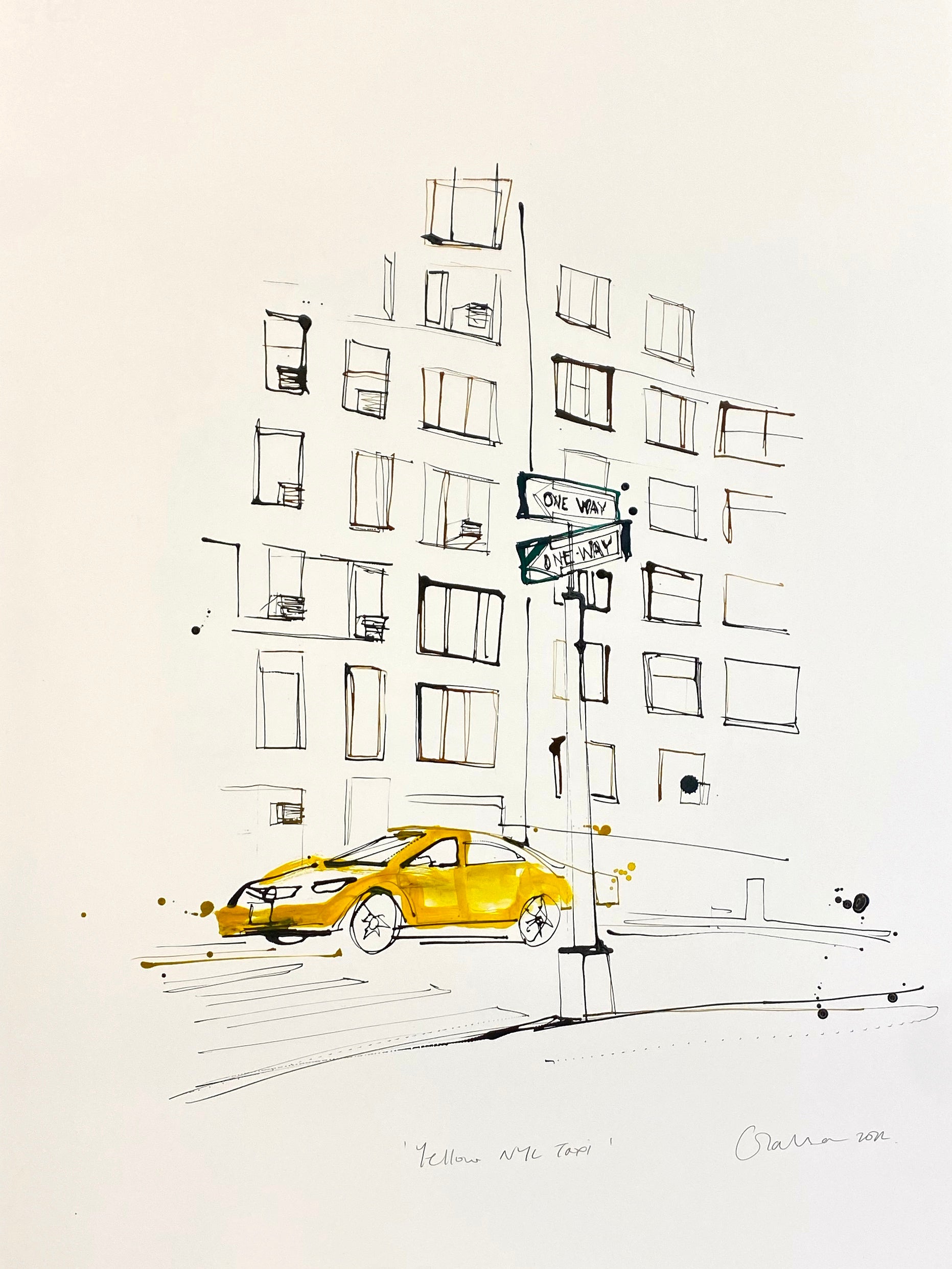 Retrouvez cette oeuvre de Caroline Tomlinson chez Acid Gallery. Encre et peinture Aquarelle Ink and Aquarelle Paint Dimensions 50 x 70 cm Unique 500 € encadré