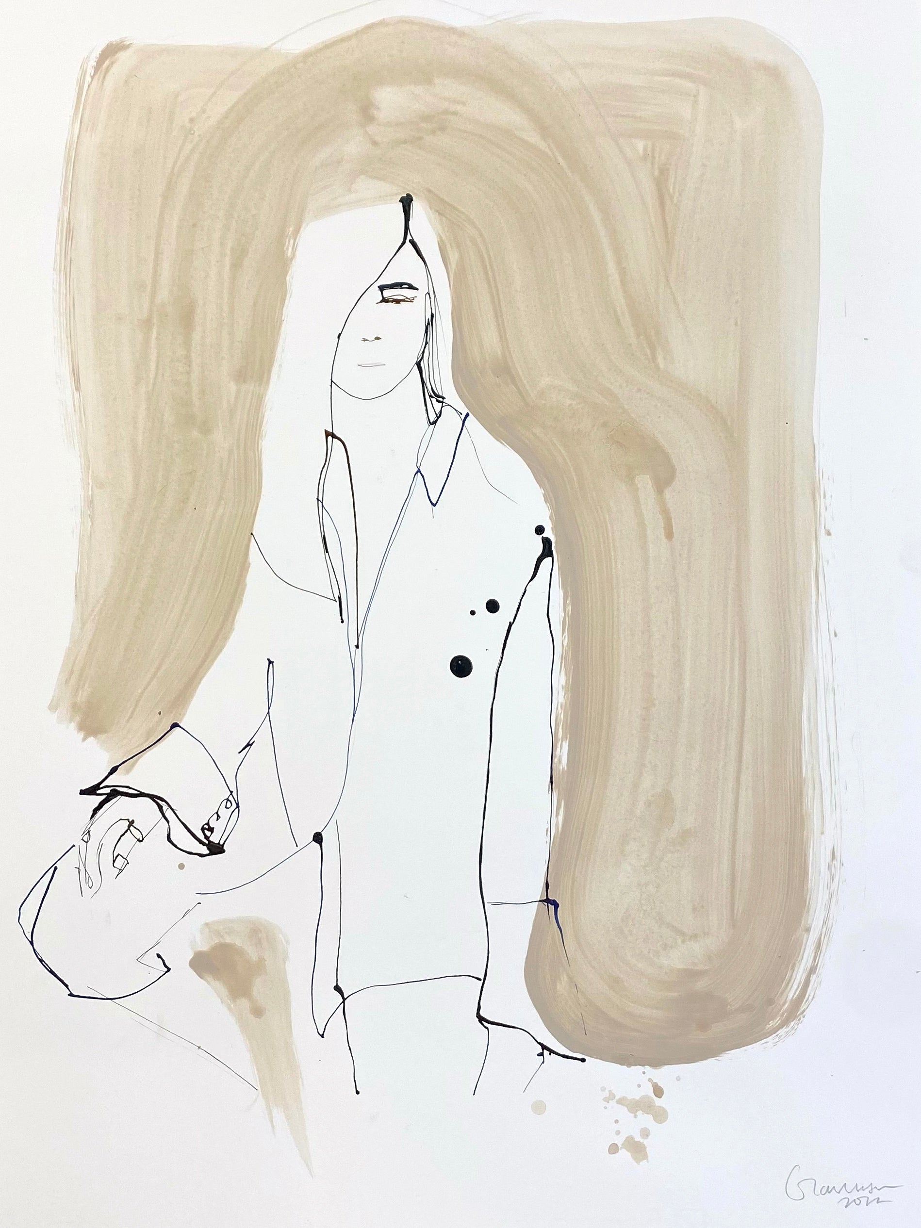 Retrouvez cette oeuvre de Caroline Tomlinson chez Acid Gallery. Encre et peinture Aquarelle Ink and Aquarelle Paint Dimensions 50 x 70 cm Unique 500 € encadré