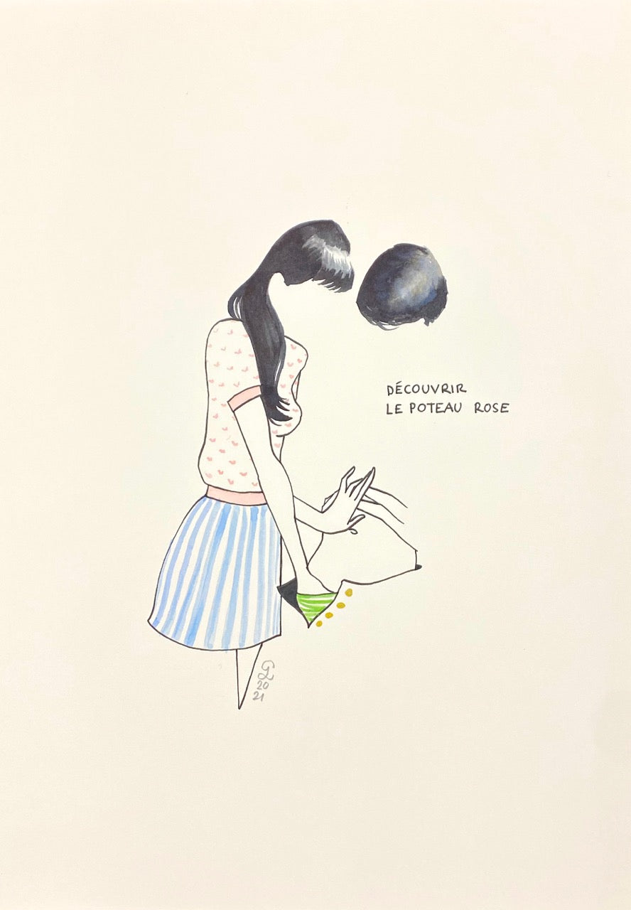 Retrouvez chez Acid Gallery les oeuvres de Petites Luxures, galerie d'art contemporain, Vieux Lille | Encre de Chine sur Papier A4 21x29,7 cm43x53 cm