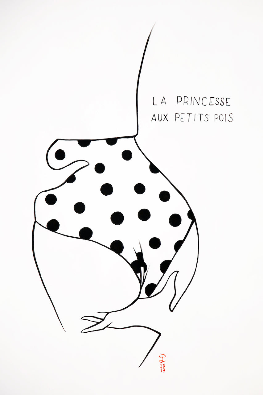 Retrouvez chez Acid Gallery les oeuvres de Petites Luxures, galerie d'art contemporain, Vieux Lille | Encre de Chine sur Papier Indian ink on paper Dimensions 84 x 124 cm 2019