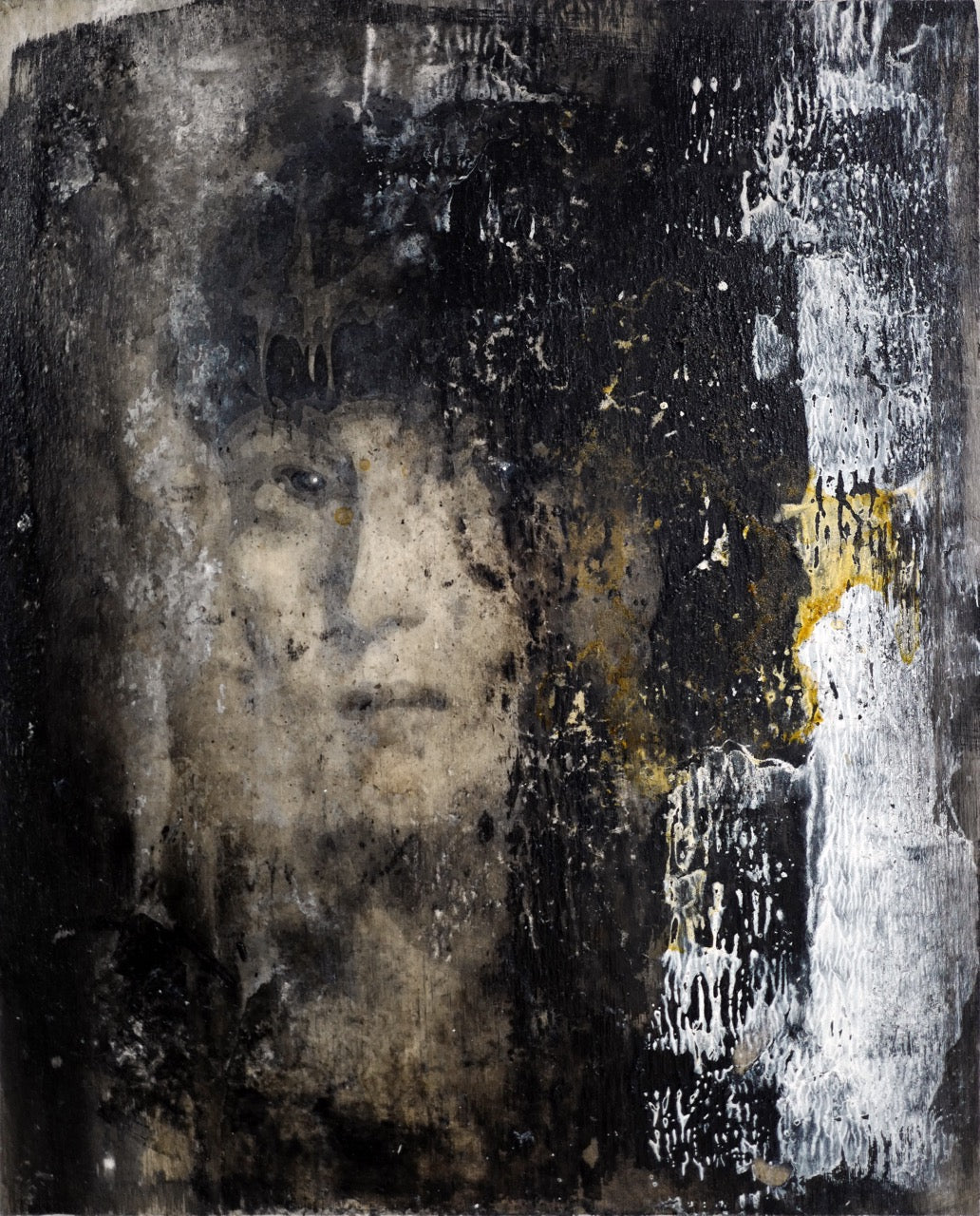 Retrouvez chez Acid Gallery les oeuvres de Marco Stefanucci, galerie d'art contemporain, Vieux Lille | Mixed media on wood 20 x 24,5 cm 2022