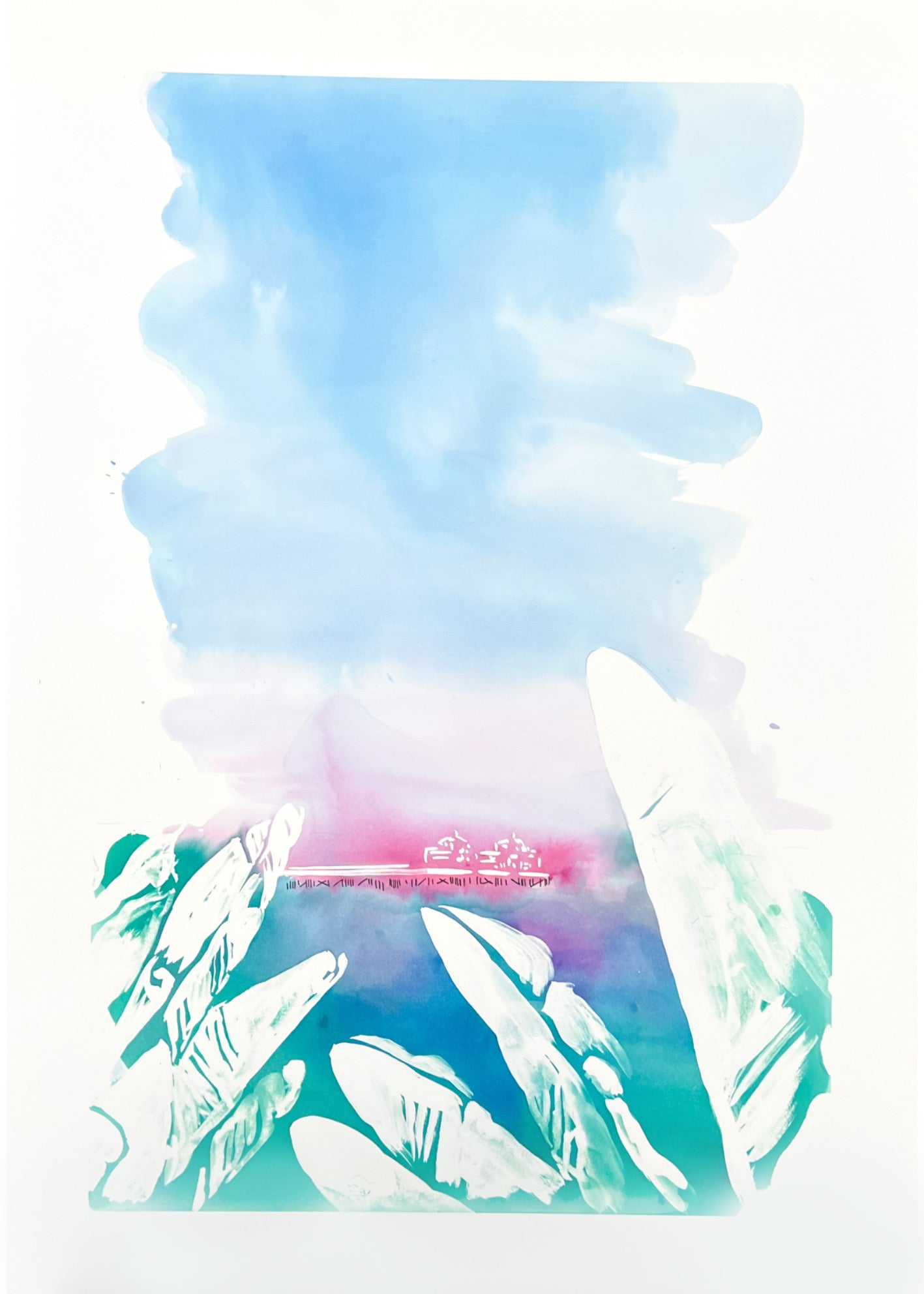 Retrouvez toutes les oeuvres de l'illustratrice Vicki Louise Ward chez Acid Gallery, galerie d'art contemporain dans le Vieux-Lille | Los Angeles collection Aquarelle 50X70