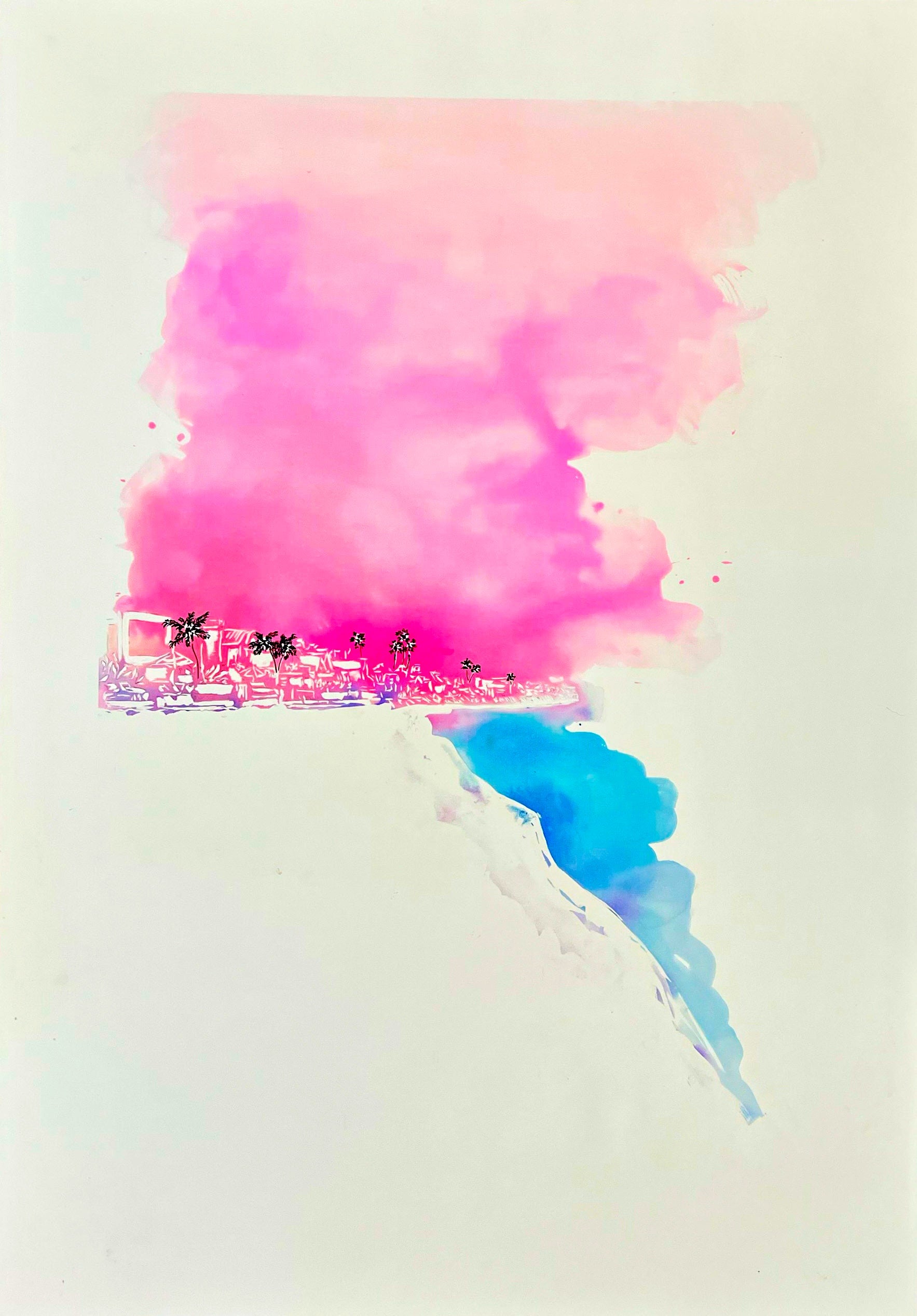 Retrouvez toutes les oeuvres de l'illustratrice Vicki Louise Ward chez Acid Gallery, galerie d'art contemporain dans le Vieux-Lille | Los Angeles collection Aquarelle 70X100