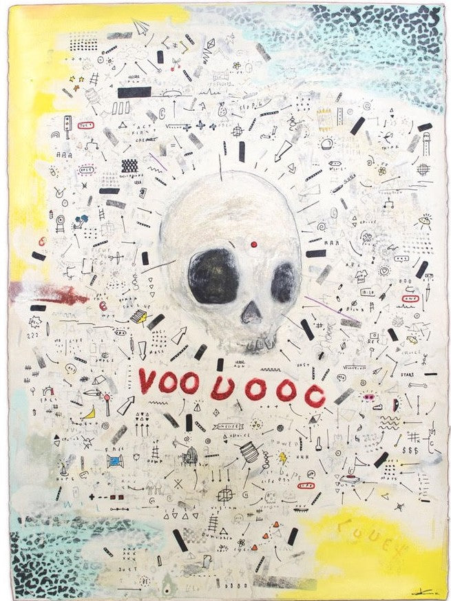 Sebastien Dominici « Voodoo » - Ink and crayon on paper - 70x89 cm