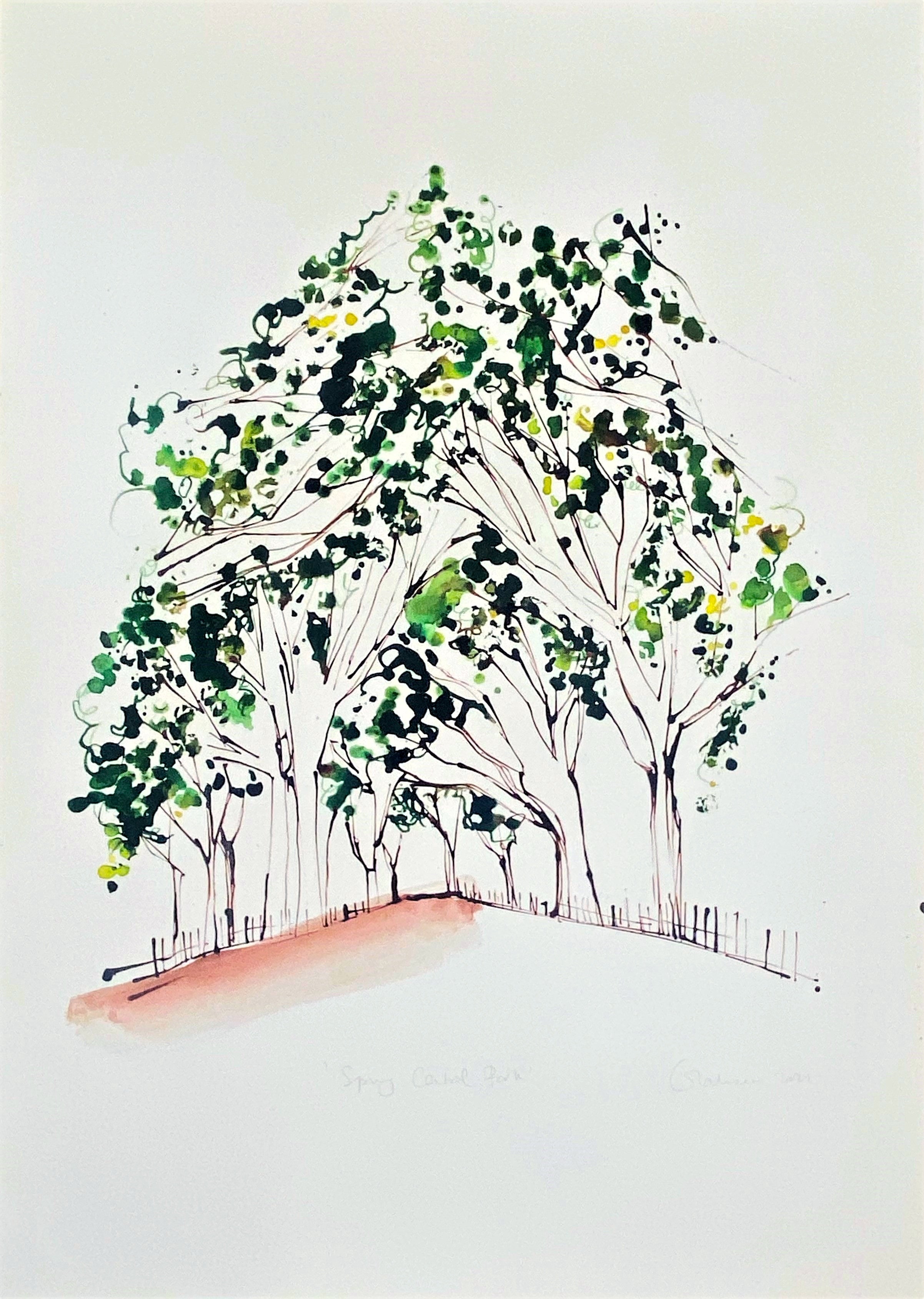 Retrouvez cette oeuvre de Caroline Tomlinson chez Acid Gallery. Encre et peinture Aquarelle Ink and Aquarelle Paint Dimensions 50 x 70 cm Unique 500 € encadré