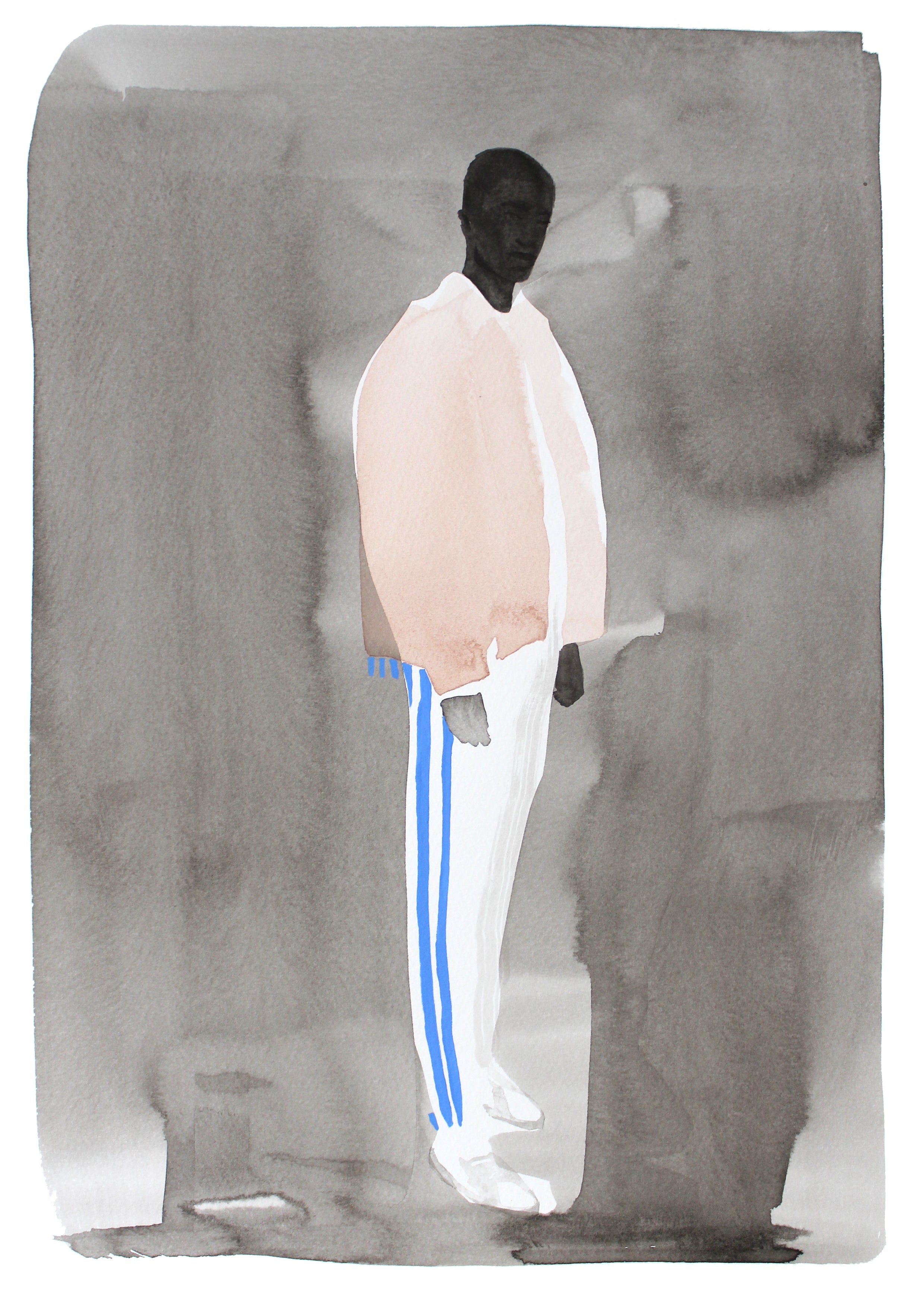 Retrouvez chez Acid Gallery les oeuvres de Joanna Layla, galerie d'art contemporain, Vieux Lille | Encre de Chine et peinture à l'argile sur papier aquarelle Indian Ink and Clay Paint on Aquarelle paper Dimensions 29,7 x 42 cm Mai 2020