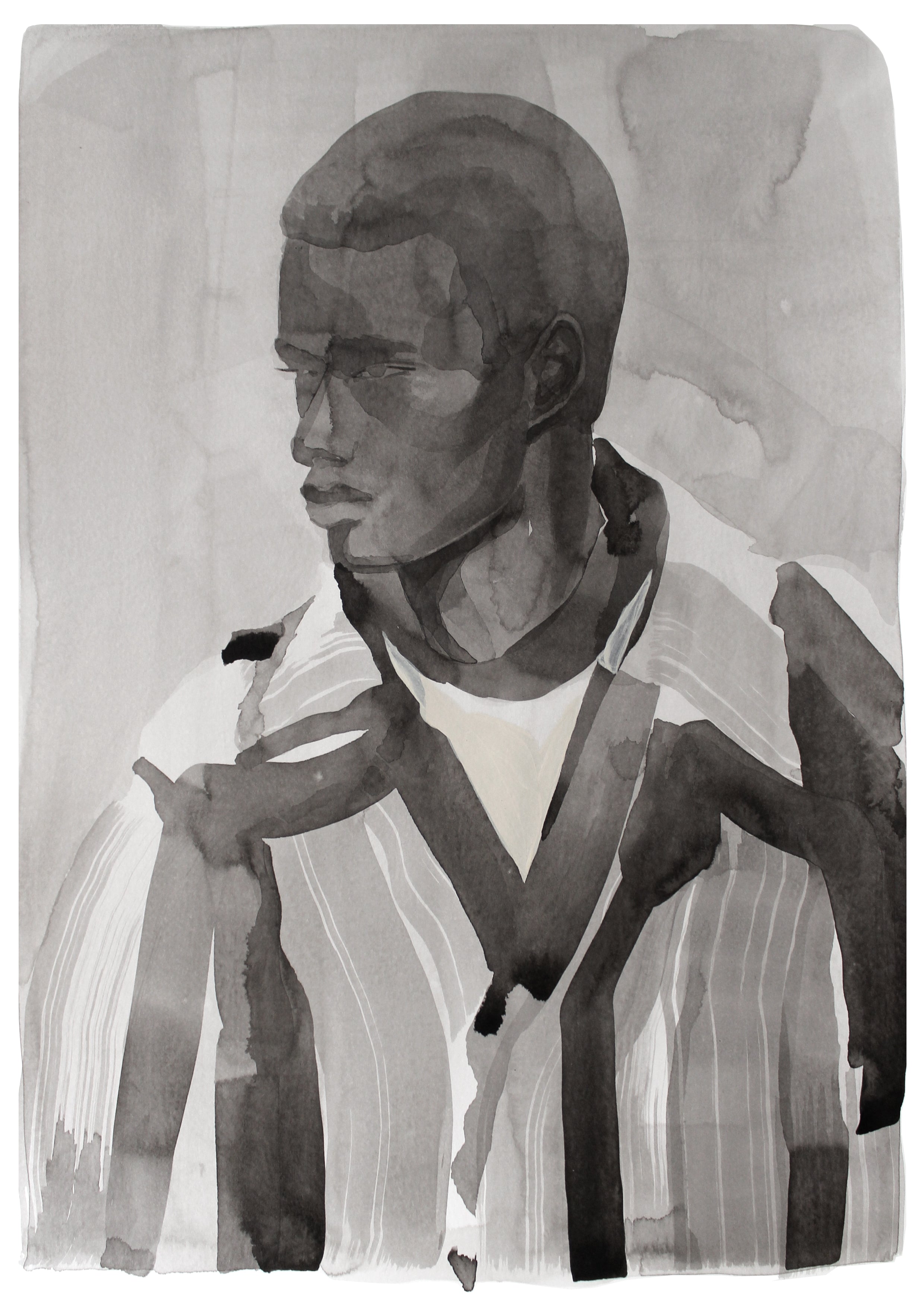 Retrouvez chez Acid Gallery les oeuvres de Joanna Layla, galerie d'art contemporain, Vieux Lille | Encre de Chine et peinture à l'argile sur papier Aquarelle Indian ink, clay paint on watercolour paper Dimensions 29,7 x 42 cm Mai 2020