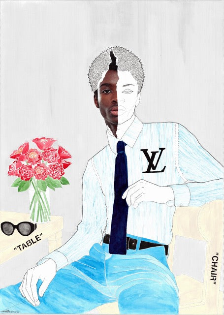 Emmanuel Unaji “Alton Mason wears Louis Vuitton”