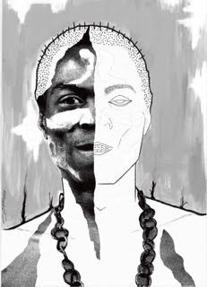 Emmanuel Unaji “Suffering and Smiling (Felt Kuti)”
