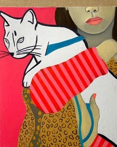 Retrouvez chez Acid Gallery les oeuvres de Jess Burgess, galerie d'art contemporain, Vieux Lille | Oil, Acrylic, on Linen | 49 x 39 cm